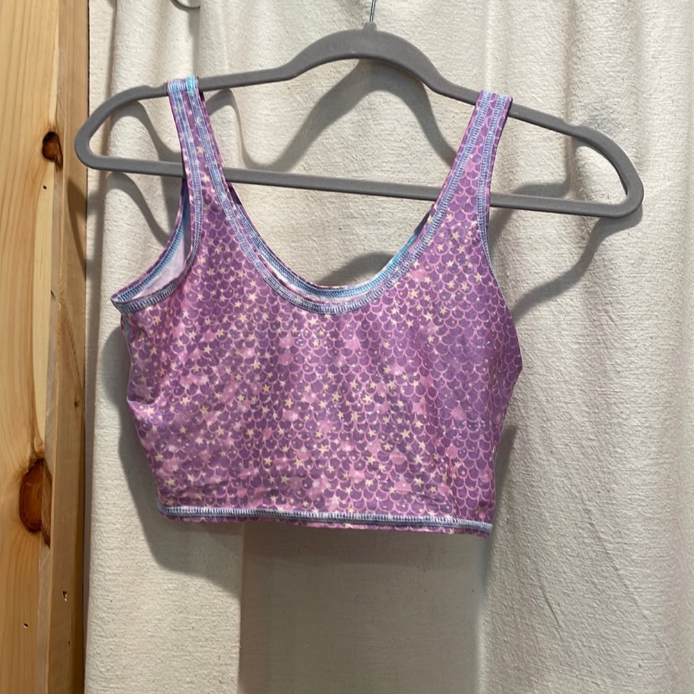 Teeki top - mermaid fairy queen - purple/pink. Size m/l